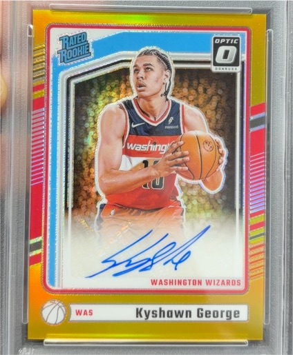 2024-25 Donruss Optic #10 Kyshawn George — front