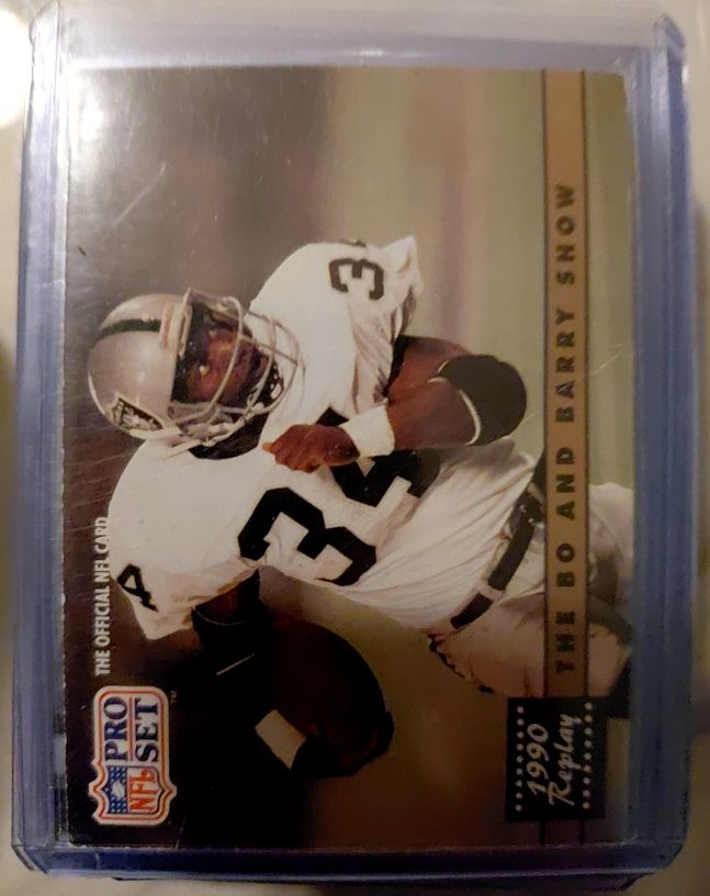 1991 Pro Set #335a The Bo and Barry Show Bo Jackson — front