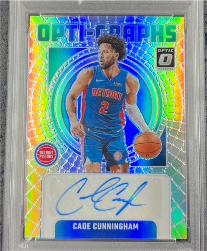 2024-25 Panini Donruss Optic Opti-Graphs #OG-CAD Cade Cunningham — front