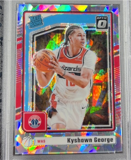 2024-25 Panini Donruss Optic #299 Kyshawn George — front
