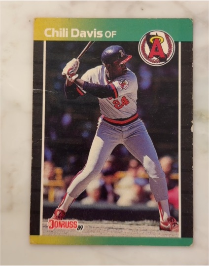 1989 Donruss #449 Chili Davis — front
