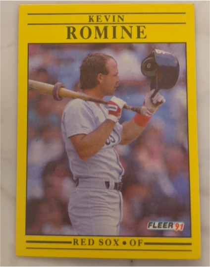 1991 Fleer #113 Kevin Romine — front