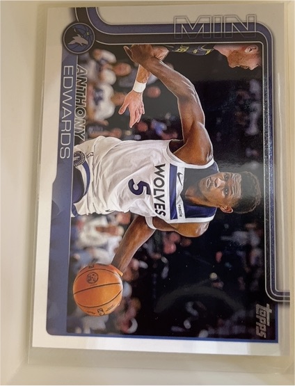 2025-26 Topps #108 Anthony Edwards — front