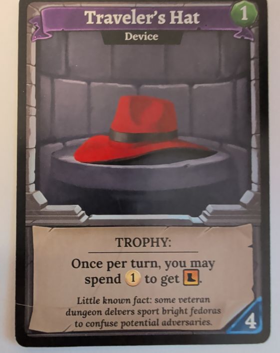 2025 Clank! Catacombs Promo Traveler's Hat — front