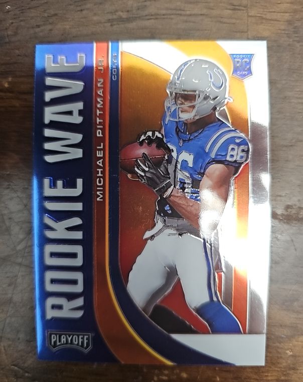 2020 Panini Playoff Rookie Wave #RW-14 Michael Pittman Jr. — front