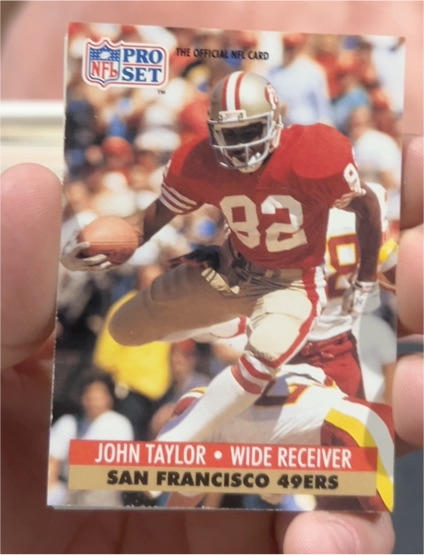 1991 Pro Set #295 John Taylor — front