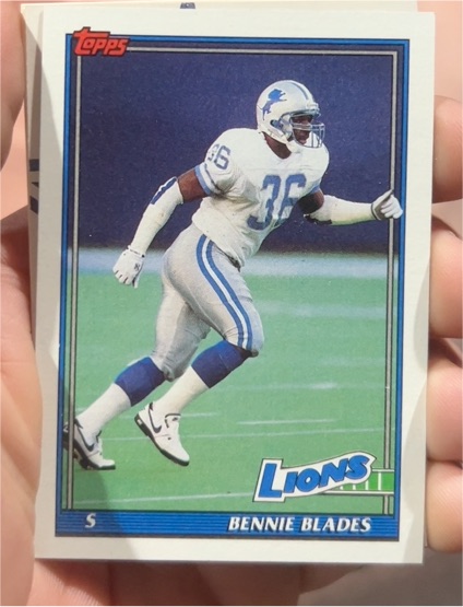 1991 Topps #S Bennie Blades — front