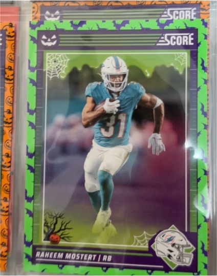 2024 Panini Score-A-Treat #175 Raheem Mostert — front