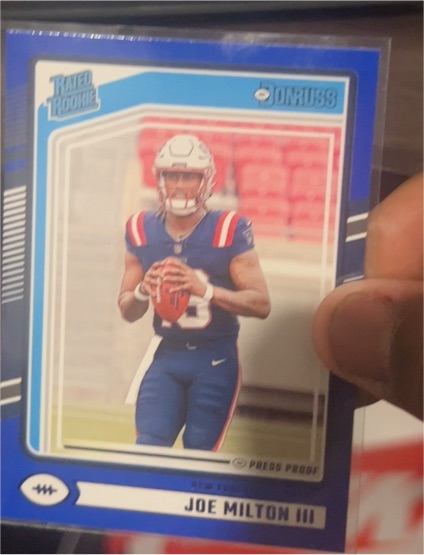 2024 Panini Donruss #319 Joe Milton III — front