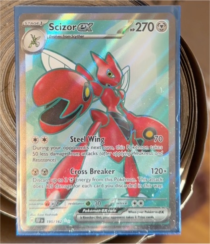Pokemon Scarlet & Violet SV05 Temporal Forces #195/162 Scizor ex — front