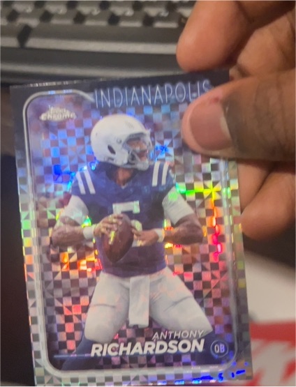 2024 Topps Chrome #85 Anthony Richardson — front