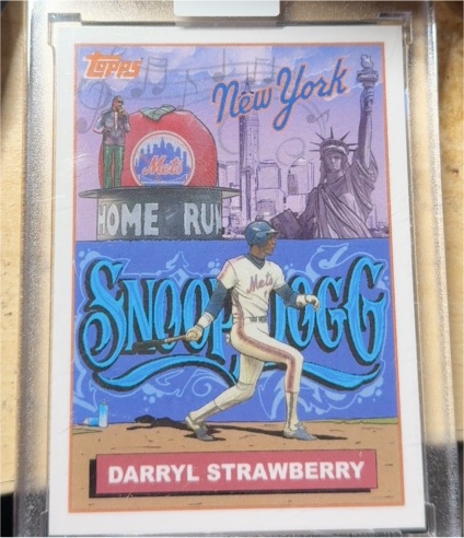 2021 Topps Project 70 #353 Darryl Strawberry by Snoop Dogg — front