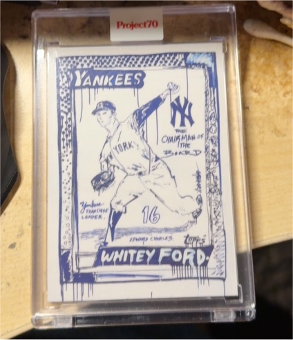 2021 Topps Project 70 #329 Whitey Ford by Gregory Siff — front