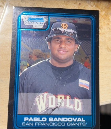 2006 Bowman Chrome Draft Future's Game #FG6 Pablo Sandoval — front