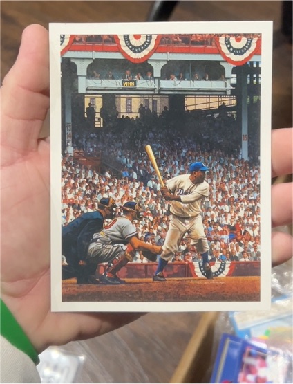 2004 Jackie Robinson Day Souvenir Giveaway Fenway Park Dodgers — front