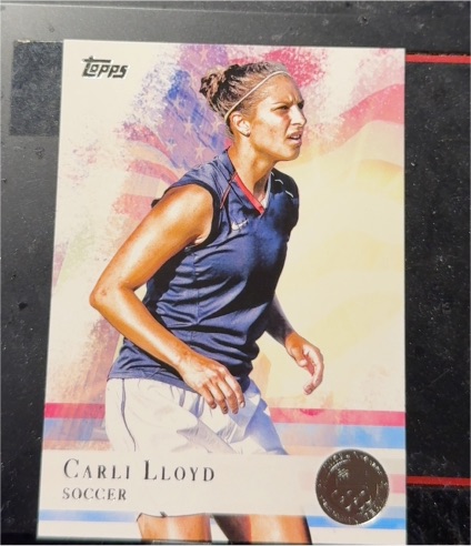 2012 Topps U.S. Olympic Team and Olympic Hopefuls #83 Carli Lloyd — front