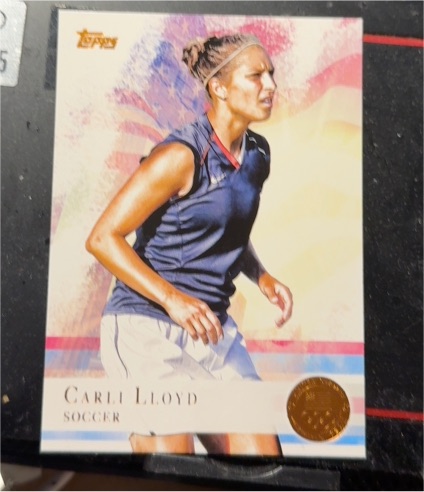 2012 Topps U.S. Olympic Team #83 Carli Lloyd — front