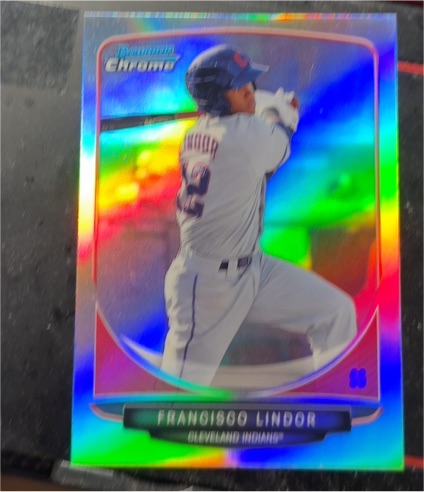 2013 Bowman Chrome Top Prospects #TP17 Francisco Lindor — front