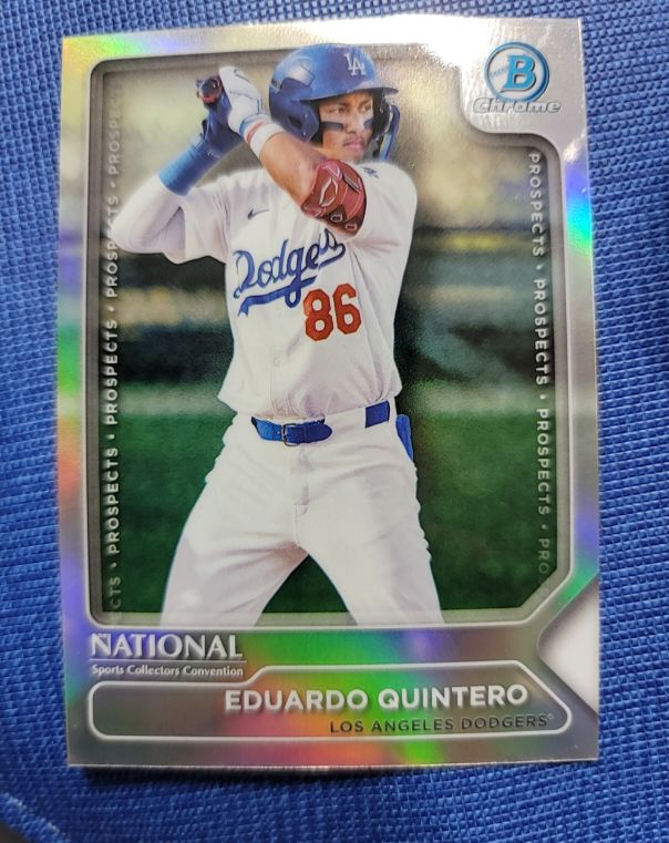 2025 Bowman Chrome National #TP-11 Eduardo Quintero — front