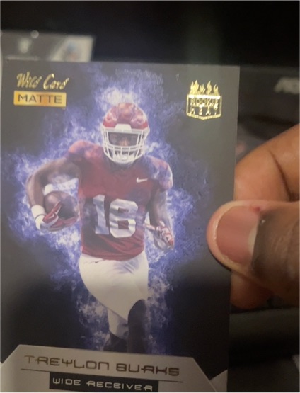 2021 Wild Card Matte Treylon Burks — front