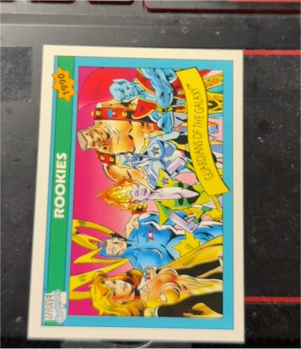 1990 Impel Marvel Universe #84 Guardians of the Galaxy Rookies — front
