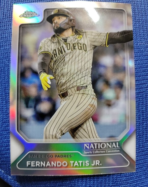 2025 Topps Chrome National Convention #MLB-23 Fernando Tatis Jr. — front