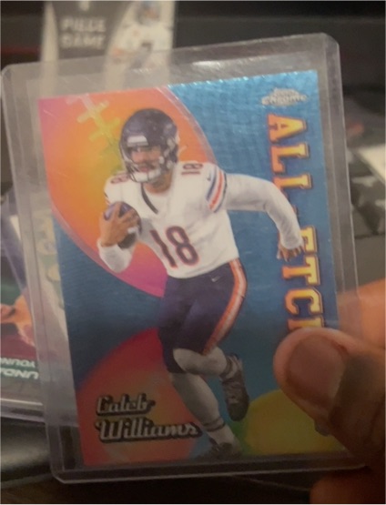 2024 Topps Chrome All-Etch #CAE-CW Caleb Williams — front