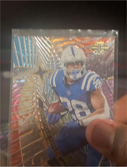 2022 Panini Illusions Shining Stars #SS-6 Jonathan Taylor — front