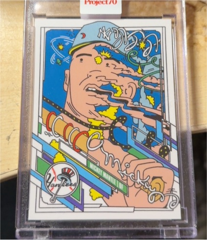 2021 Topps Project 70 #157 Mickey Mantle by Ermsy — front