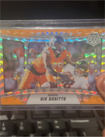 2025 Panini Mosaic Bang! #5 Nik Bonitto — front