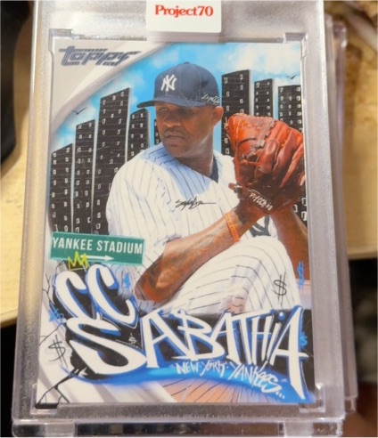 2021 Topps Project 70 #171 CC Sabathia by King Saladeen — front