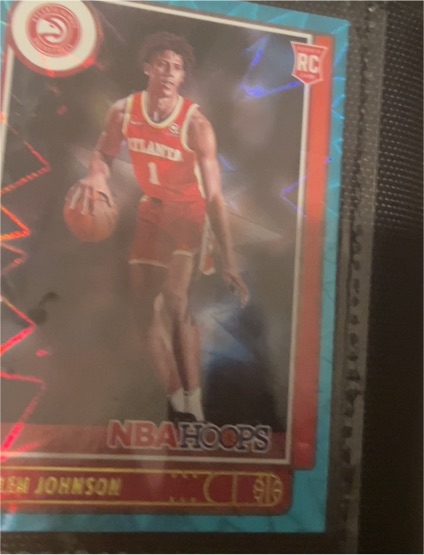 2021-22 Panini NBA Hoops #213 Jalen Johnson — front