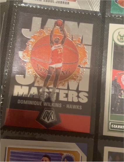 2019-20 Panini Mosaic Jam Masters #Dominique Wilkins — front