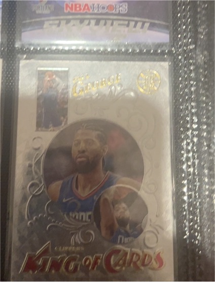 2021-22 Panini Illusions King of Cards #15 Paul George — front