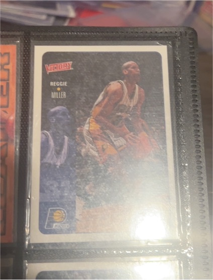 2000-01 Upper Deck Victory #98 Reggie Miller — front