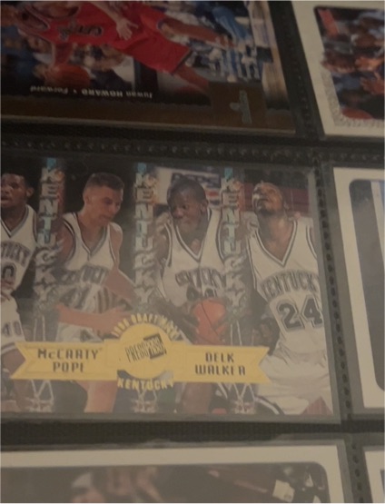 1996 Press Pass Kentucky Trio McCray Pope Delk Walkin — front