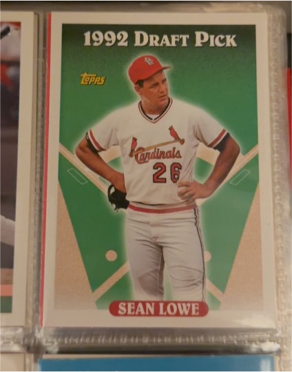 1993 Topps #191 Sean Lowe — front