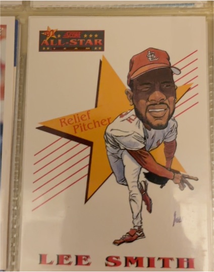 1993 Score #529 Lee Smith — front