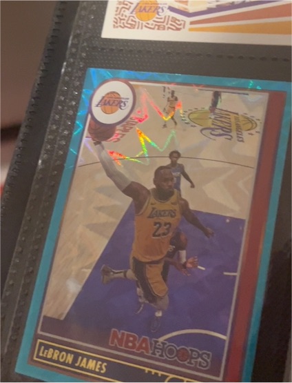 2021-22 Panini NBA Hoops #136 LeBron James — front