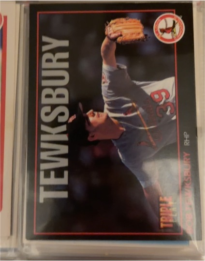 1993 Triple Play #156 Bob Tewksbury — front