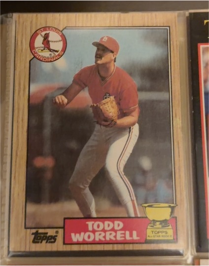 1987 Topps #465 Todd Worrell — front