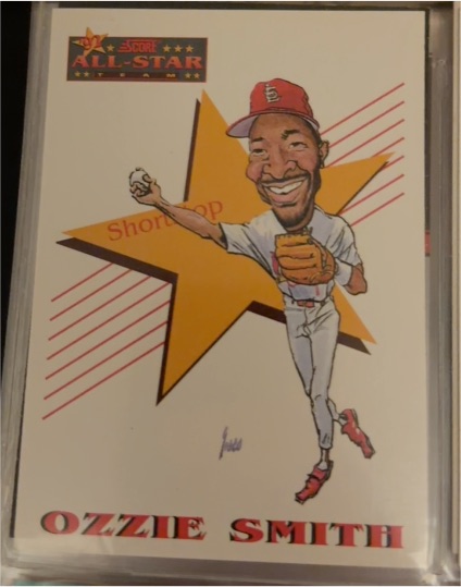 1993 Score #522 Ozzie Smith — front