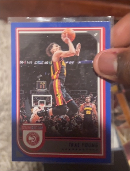 2022-23 Panini NBA Hoops #80 Trae Young — front