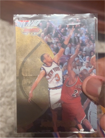 1997-98 Bowman's Best #20 John Starks — front