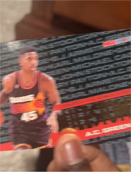 1993 Fleer #45 A.C. Green — front