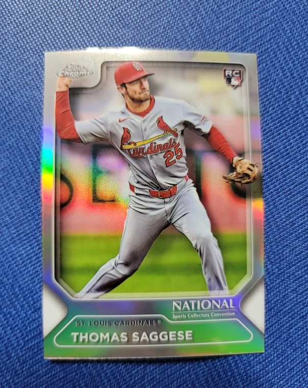 2025 Topps Chrome #MLB-26 Thomas Saggese — front
