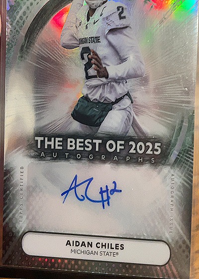 2025 Bowman U Best #BOA-ACH Aidan Chiles — front