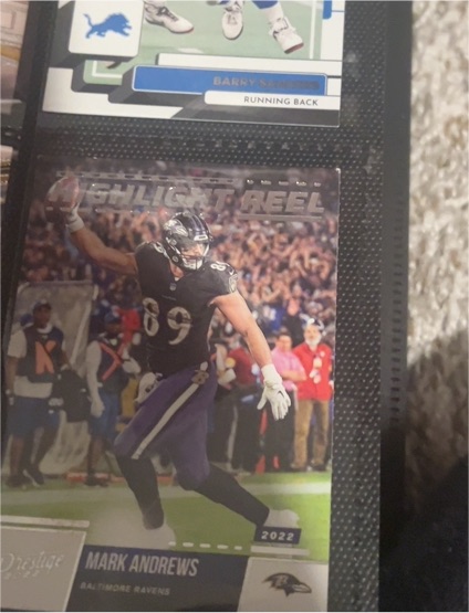 2022 Panini Prestige Highlight Reel #PH-22 Mark Andrews — front