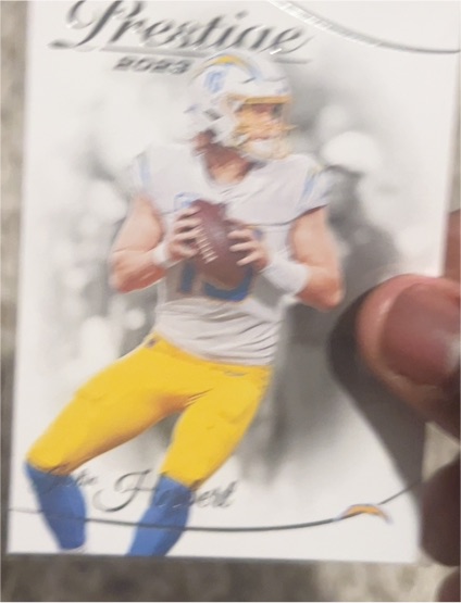 2023 Panini Prestige #163 Justin Herbert — front