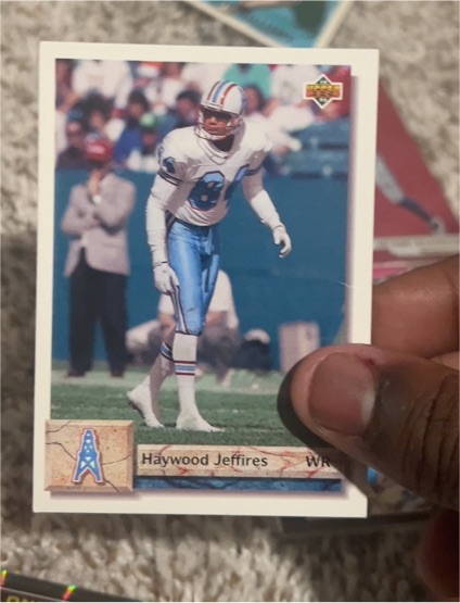 1992 Upper Deck #314 Haywood Jeffires — front